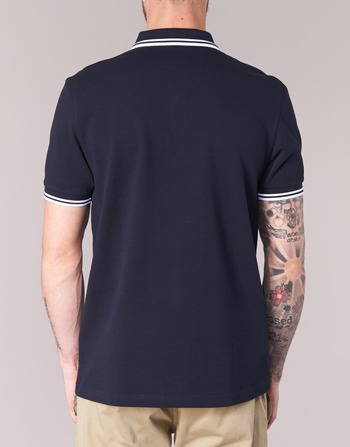 Fred Perry SLIM FIT TWIN TIPPED Marine / Weiss