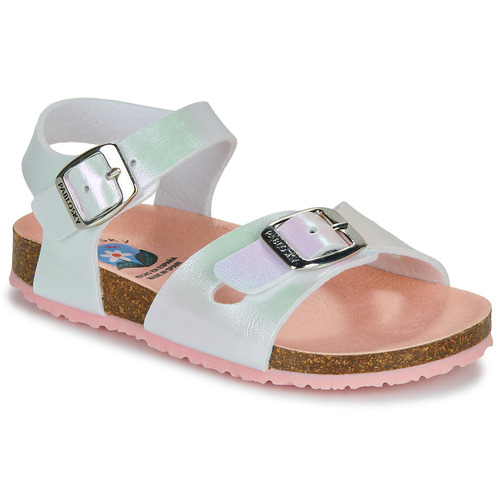 Schuhe Mädchen Sandalen / Sandaletten Pablosky BIO Weiss