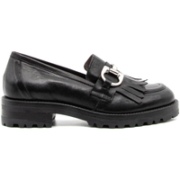 Schuhe Damen Slipper Duccio Del Duca DD46 MOCASSINO NEW MALAGA Schwarz