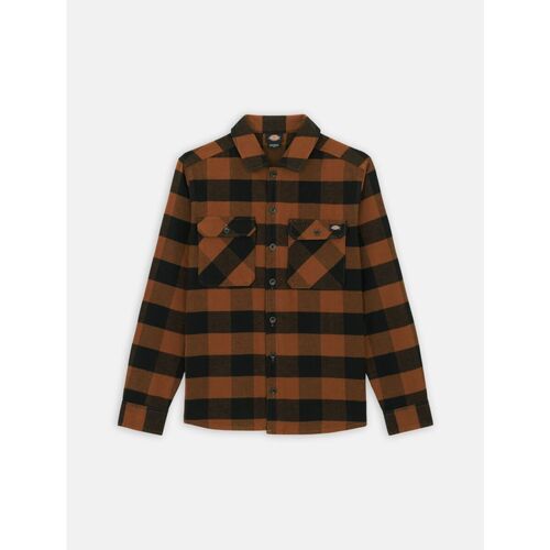 Kleidung Herren Langärmelige Hemden Dickies SACRAMENTO DK0A4XR-K181 TOFFEE Braun