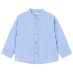 Kleidung Kinder Kleider & Outfits Mayoral 1114 Camisa Celeste Blau