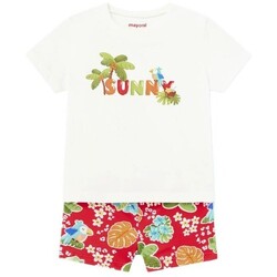 Kleidung Kinder Kleider & Outfits Mayoral 1648 Conjunto bañador camiseta Rojo Rot