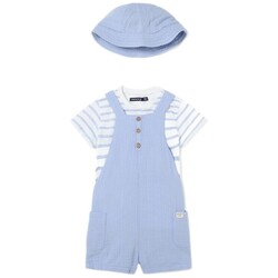 Kleidung Kinder Kleider & Outfits Mayoral 1651 Conjunto 3 piezas Celeste Blau
