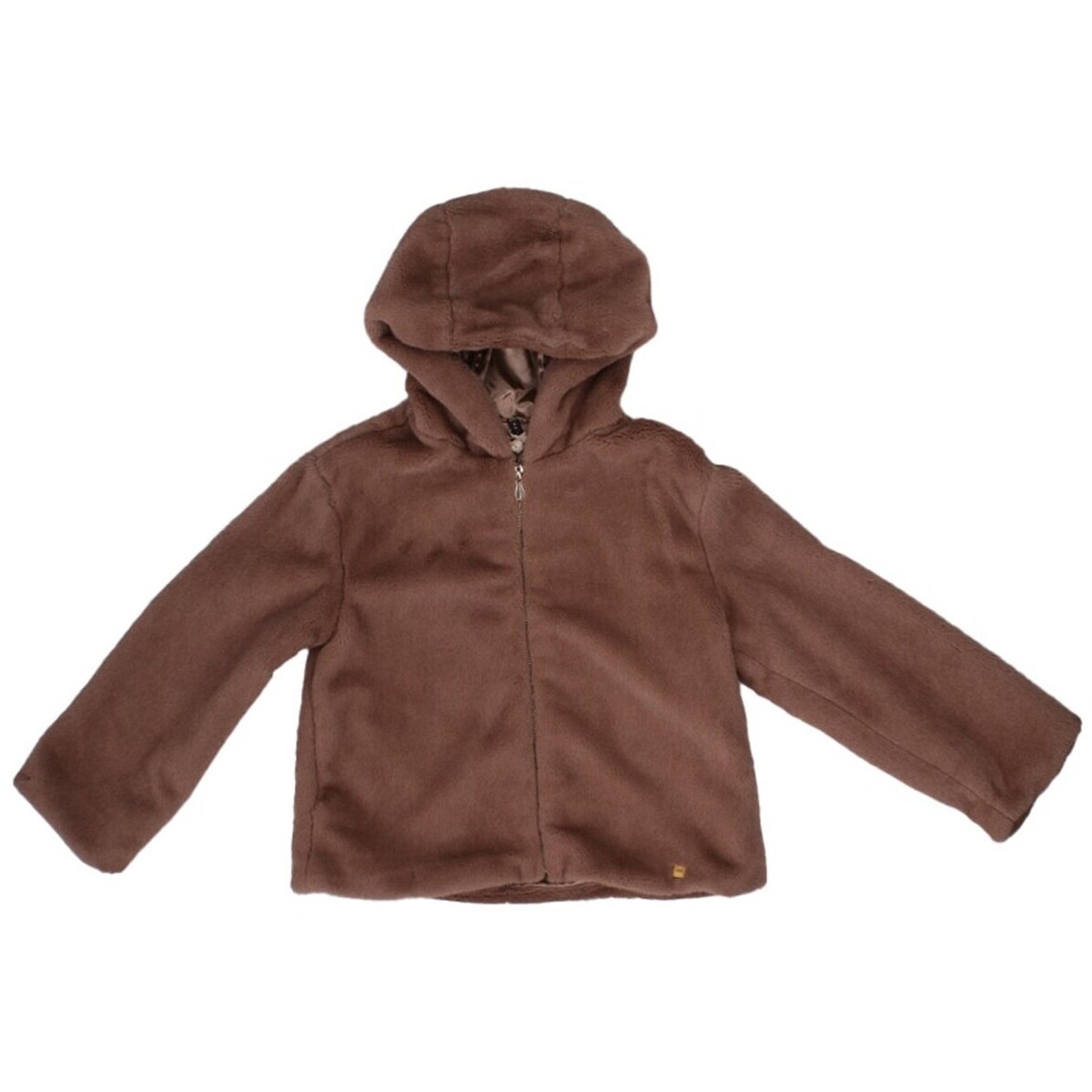 Kleidung Mädchen Mäntel Manila Grace MFJF24C059 Braun