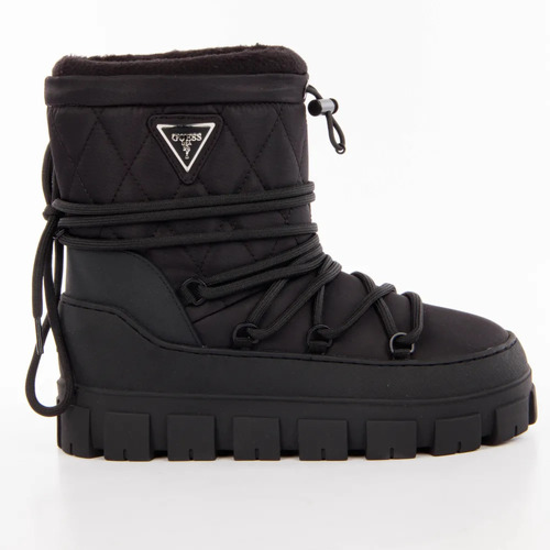 Schuhe Damen Boots Guess Unique G Schwarz