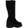Schuhe Damen Stiefel Okf 1408K Schwarz