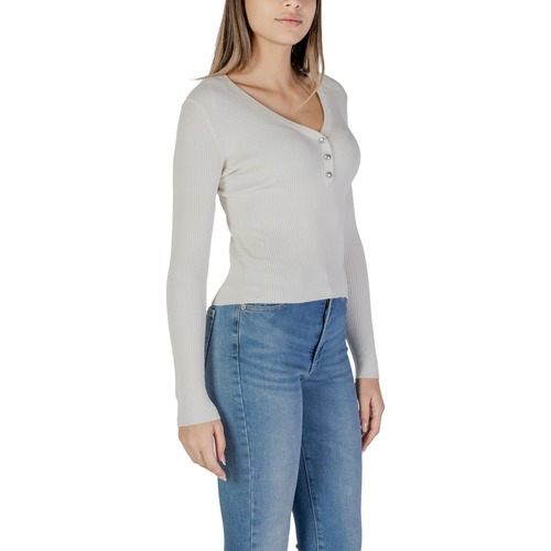 Guess BLAIRE VN LS HENLEY SWTR W4YR16 Z2V62 Weiss