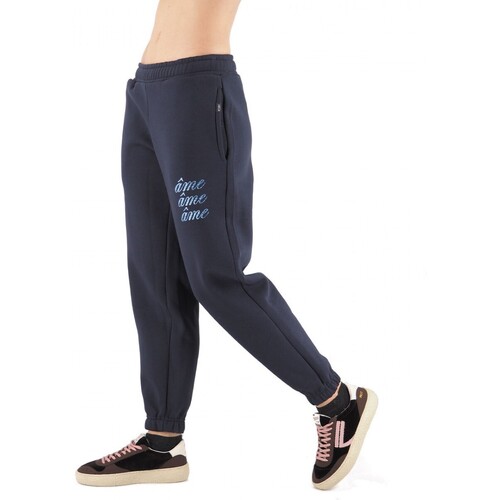 Kleidung Damen Hosen Ko Samui Tailors Glitzer-Jogginghose Blau