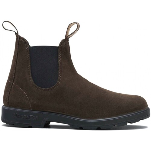 Schuhe Damen Sneaker Blundstone 2410 Originals Brauner Wildlederstiefel Braun