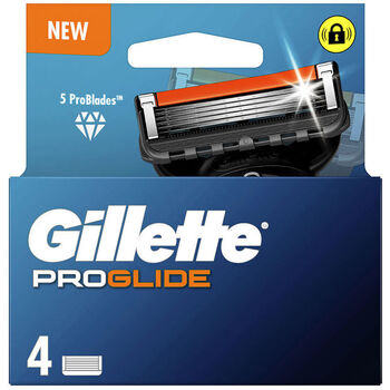 Beauty Herren Rasierklingen Gillette Fusion Proglide Ladegerät 4 Ersatzteile 