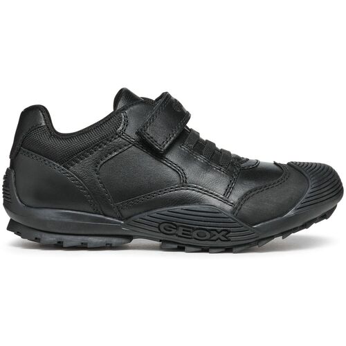 Schuhe Herren Sneaker Geox Baskets  Savage Schwarz