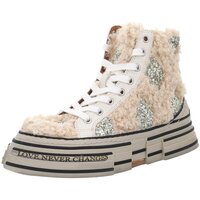 Schuhe Damen Sneaker Rebecca White XY58-4 V3 Beige