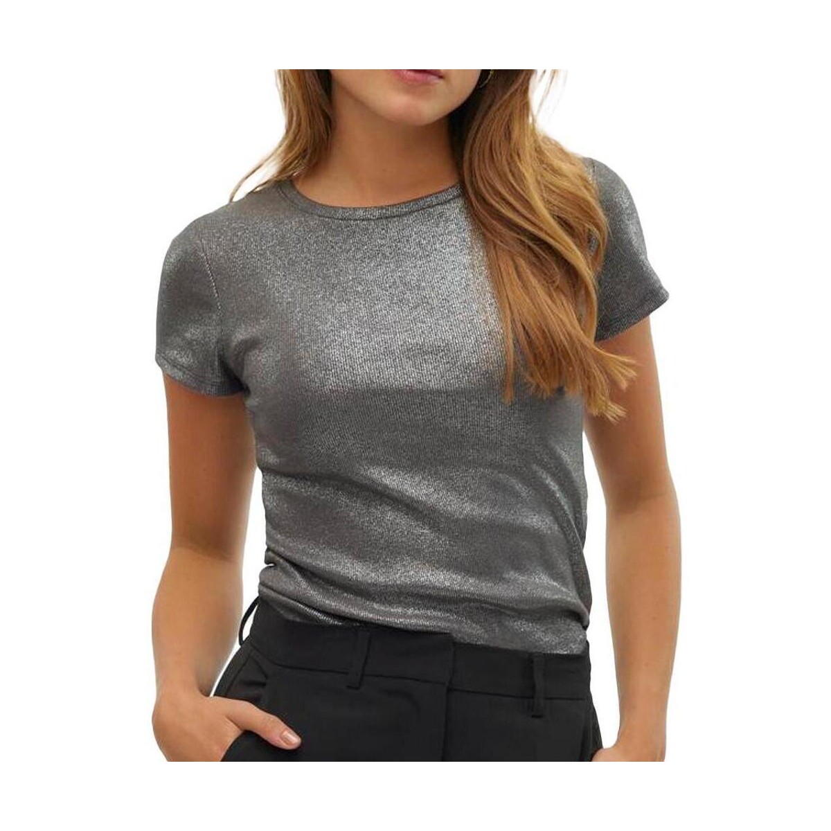 Kleidung Damen T-Shirts & Poloshirts Vero Moda 10325499 Grau