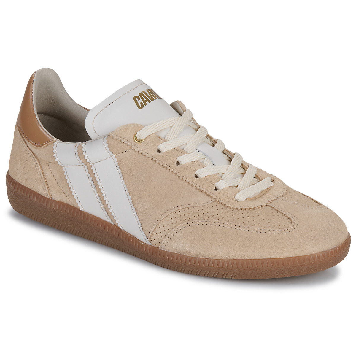 Schuhe Damen Sneaker Low Caval PULSE Beige