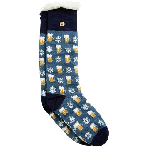 Unterwäsche Herren Socken & Strümpfe Cabaia CAB472AGNA STUFFED SOCK BIERES DE NOEL Blau