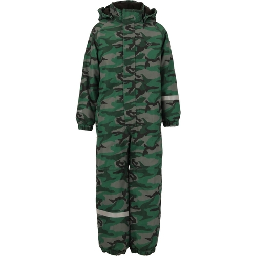 Kleidung Kinder Overalls / Latzhosen Zigzag Combinaison à capuche enfant  Tower W-PRO 10000 Grün