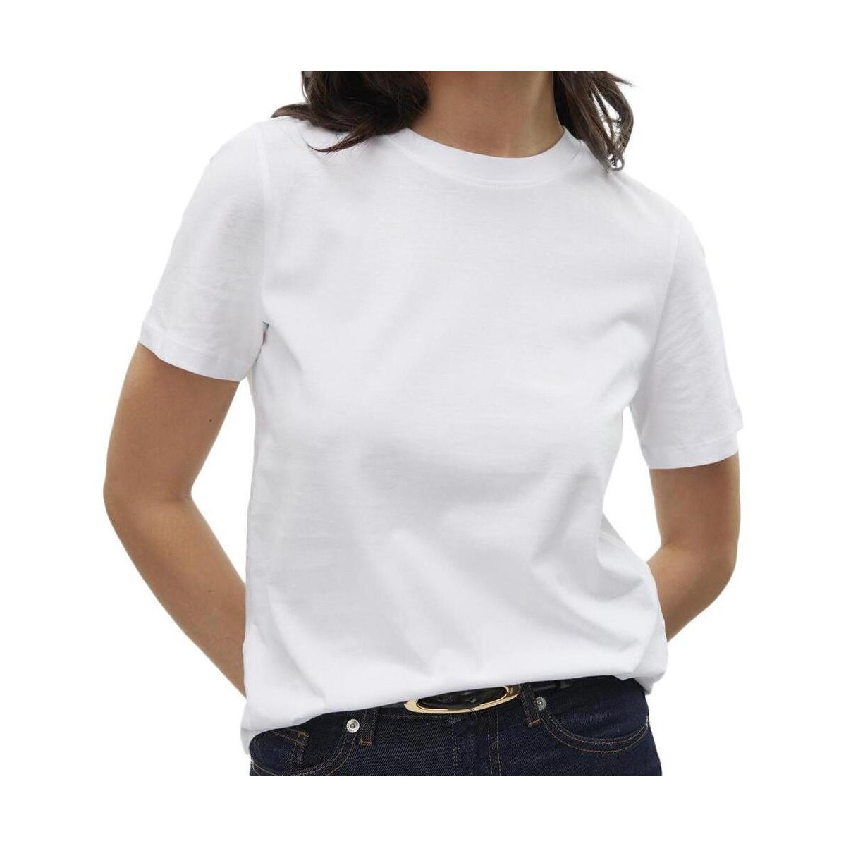 Kleidung Damen T-Shirts & Poloshirts Vero Moda 10316991 Weiss
