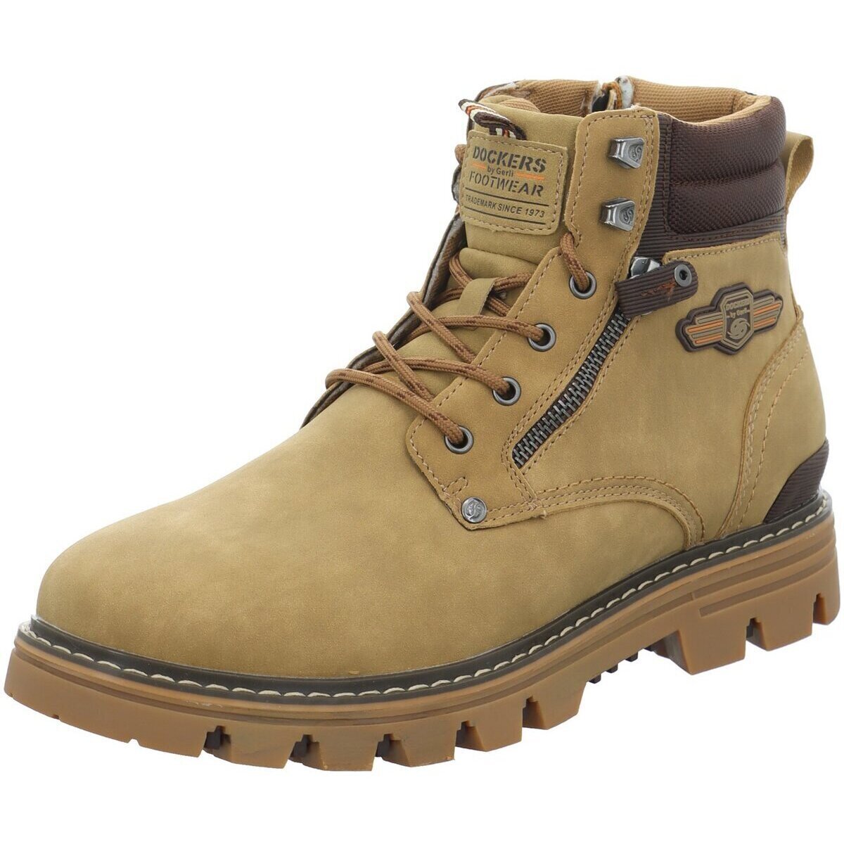 Schuhe Herren Stiefel Dockers by Gerli braun 53HX003-600300 Beige