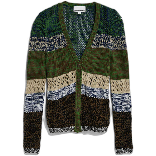 Kleidung Damen Strickjacken Armedangels Cardigan femme  Auroraa Grün