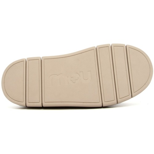 Mou BOUNCE CLOG METAL LOGO Beige