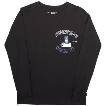 Ko Samui Tailors  T-Shirts & Poloshirts Wanderlust Schwarzes Langarm-T-Shir günstig online kaufen