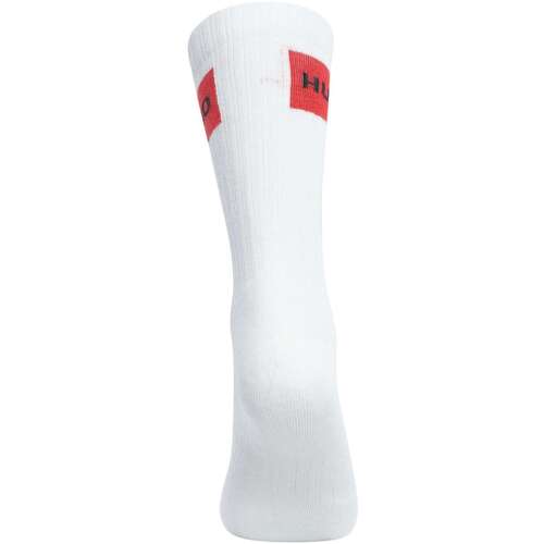 BOSS 3er-Pack Viertelsocken mit Label Weiss