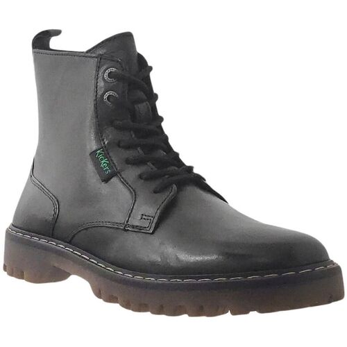 Schuhe Damen Boots Kickers Decklock Schwarz