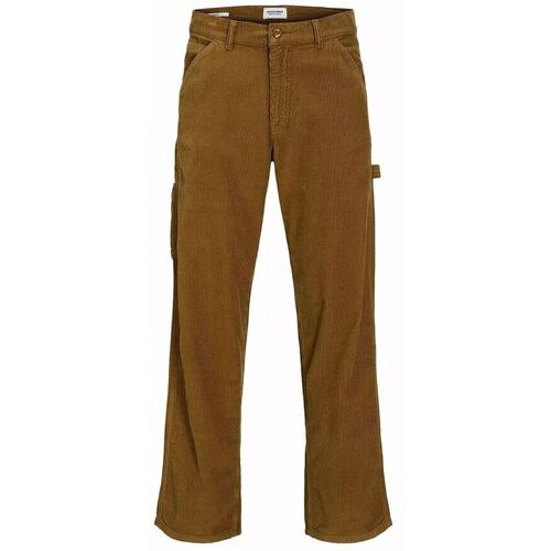 Kleidung Herren Hosen Jack & Jones 12260924 EDDIE CARPENTER COURDORY-MONKS ROBE Braun