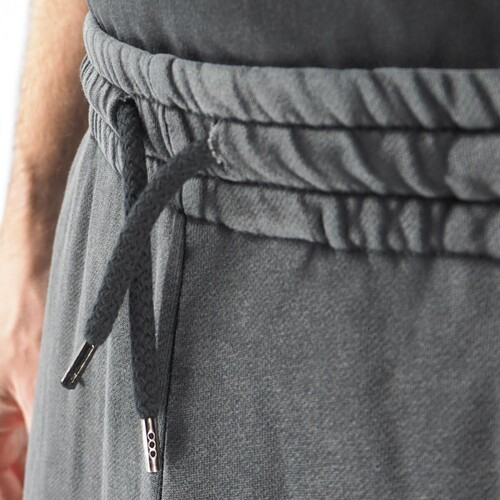 Devid Label Aberdeen-Fleece-Hose Schwarz