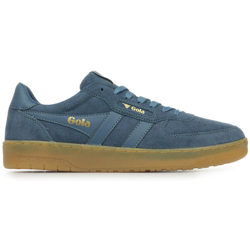 Schuhe Herren Sneaker Gola Hawk Suede 86 Blau