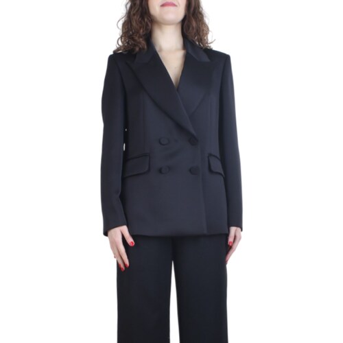 Kleidung Damen Jacken / Blazers Simona Corsellini A24CEGI006 Schwarz