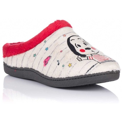 Schuhe Damen Hausschuhe Plumaflex 12037 PERRO Rot
