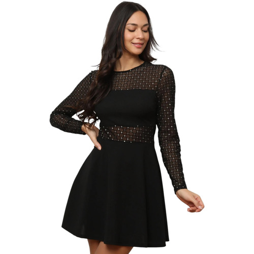 Kleidung Damen Kleider La Modeuse 73571_P173512 Schwarz
