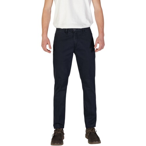 Kleidung Herren Hosen Borghese 3WPA21 TW31-M Blau