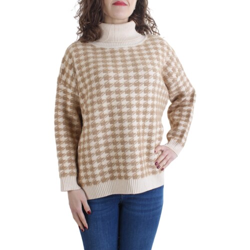 Kleidung Damen Pullover White Wise WW19141 NATURALE-CAMMELLO