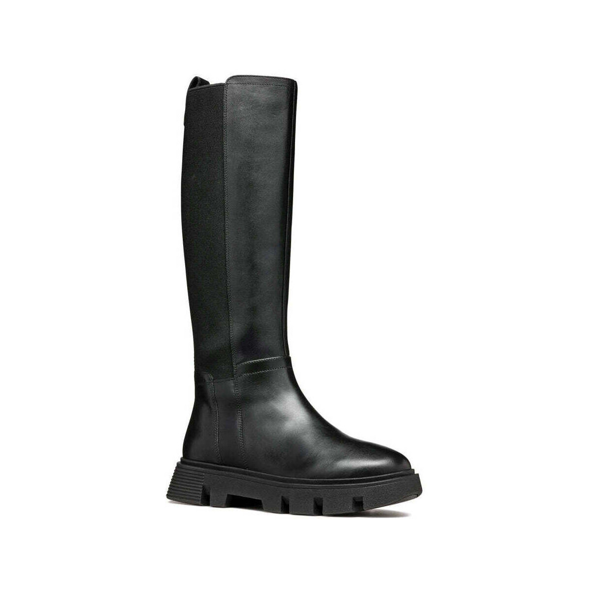 Schuhe Damen Low Boots Geox  Schwarz