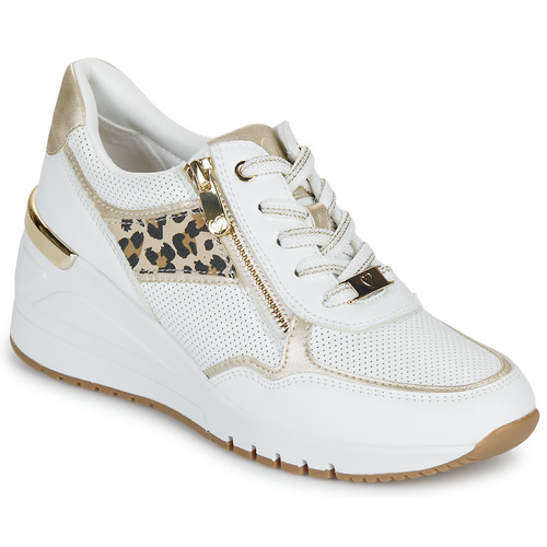 Schuhe Damen Sneaker Low Marco Tozzi  Weiss / Multicolor