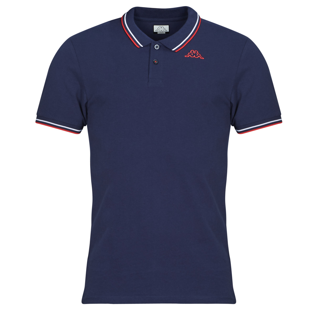 Kleidung Herren Polohemden Kappa EZIO2 Marine / Rot / Weiss