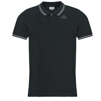 Kleidung Herren Polohemden Kappa EZIO2 Schwarz / Grau / Weiss
