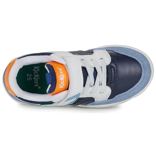 Kickers KICKARTING Weiss / Marine / Orange