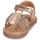 Schuhe Mädchen Sandalen / Sandaletten Kickers KICK PRELLA Rosa / Gold