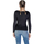Kleidung Damen Pullover Guess LS TRIANGLE LOGO ELI W5RR01 Z2YK2 Schwarz