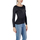 Kleidung Damen Pullover Guess LS TRIANGLE LOGO ELI W5RR01 Z2YK2 Schwarz