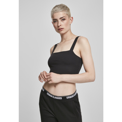 Kleidung Damen Tops Urban Classics crop top femme Urban Classic (x2) Schwarz