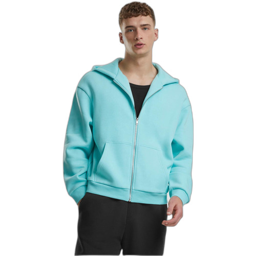 Urban Classics Sweatshirt à capuche zippé moelleux Blau