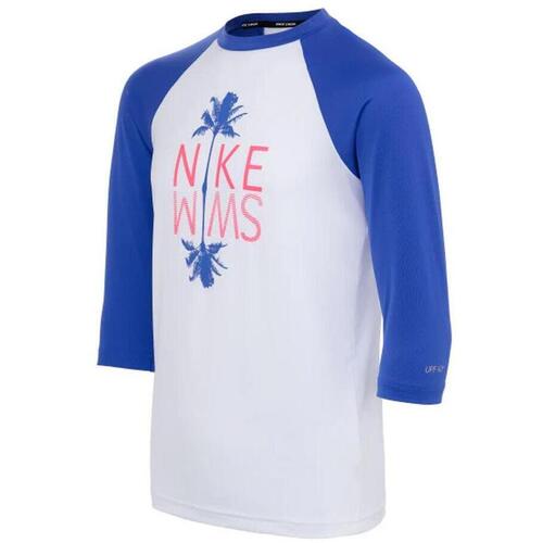 Kleidung Mädchen Bikini Ober- und Unterteile Nike NESSB746-100 Blau