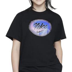 Kleidung Mädchen T-Shirts & Poloshirts Nike FD0938-010 Schwarz