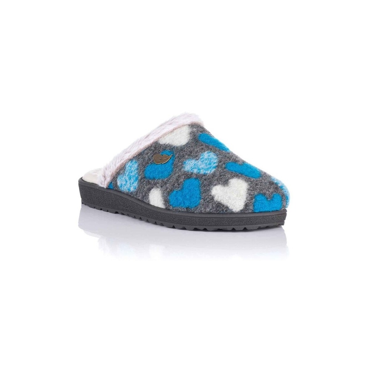 Schuhe Damen Hausschuhe Plumaflex 80034 Blau