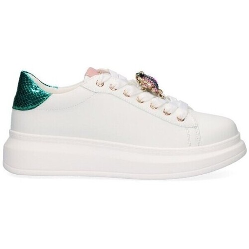 Schuhe Damen Sneaker Exé Shoes 66 51EX03 Weiss