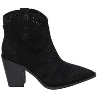 Schuhe Damen Low Boots Menbur 26071 Schwarz